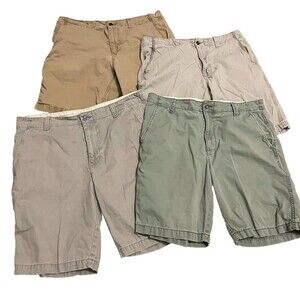 Old Navy, Men's "Lived in Straight" Shorts, Lot Of 4, Size 36" waist, 11” inseam